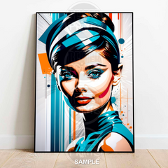 Aubrey Hepburn Popart