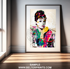 Aubrey Hepburn Popart 2