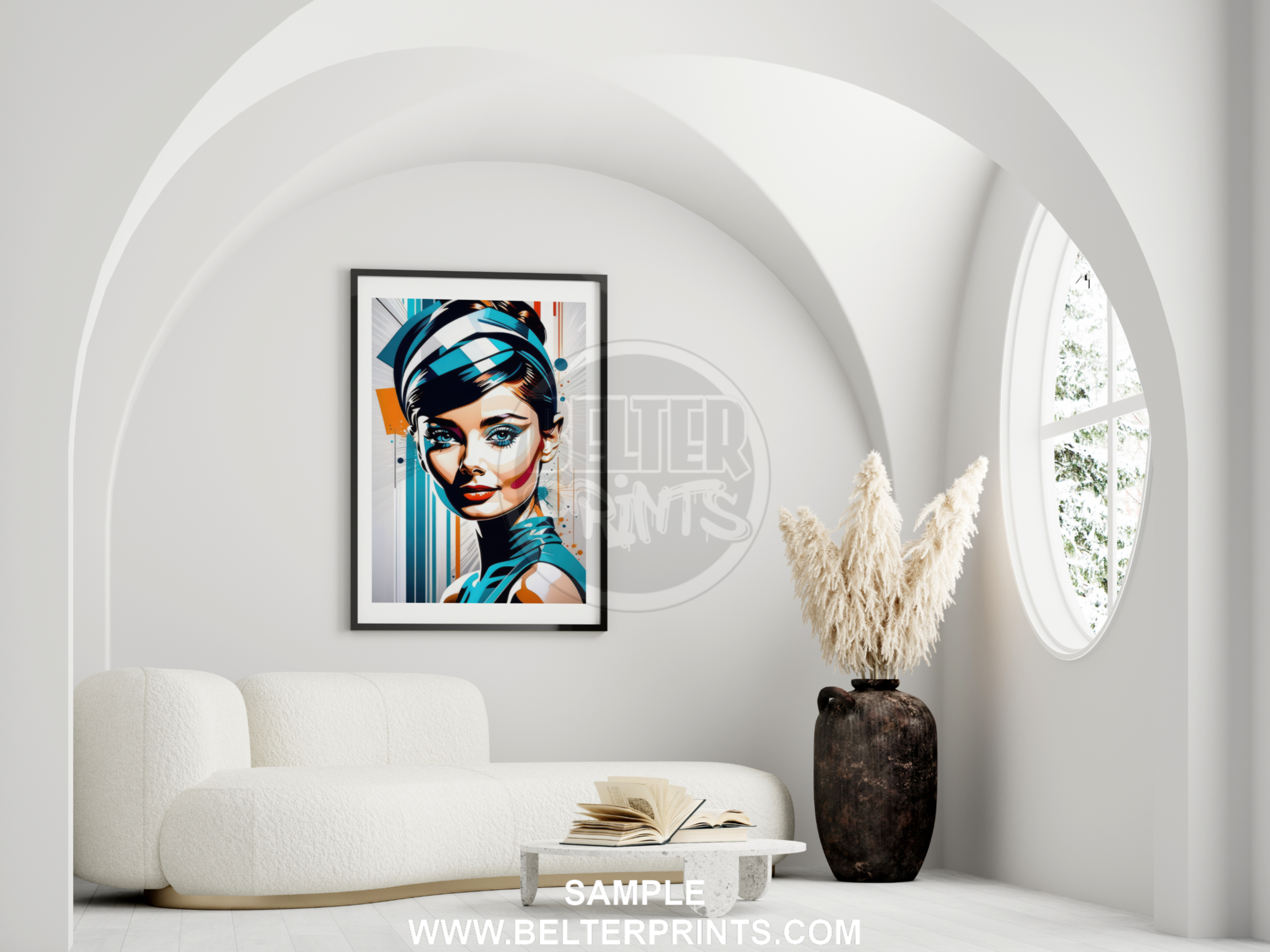 Aubrey Hepburn Popart