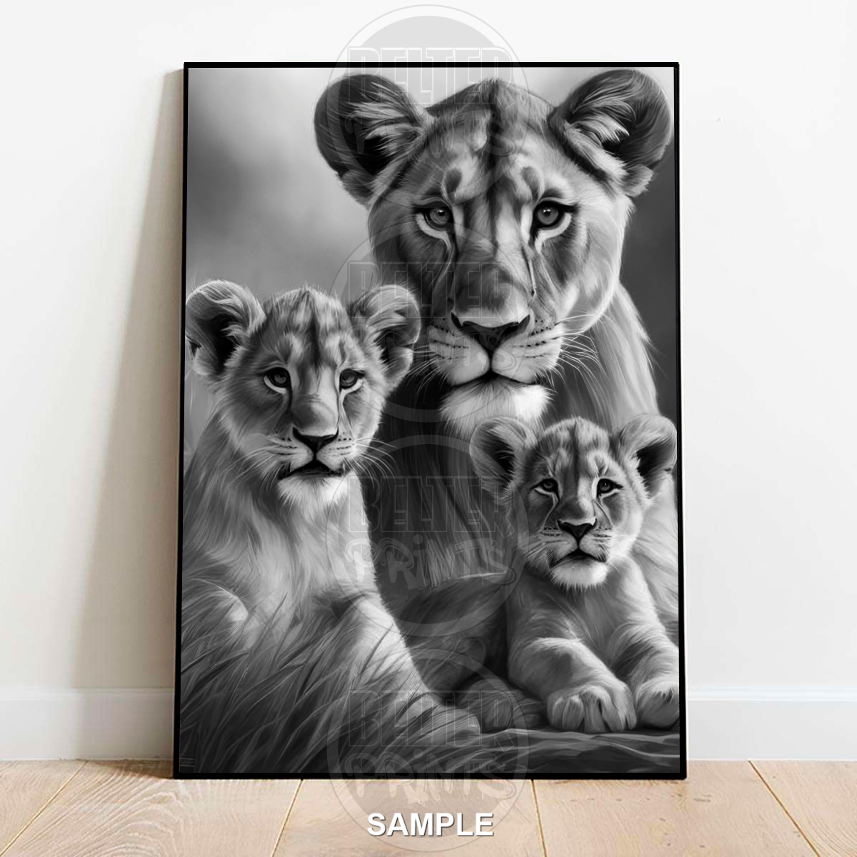 Lioness & 2 cubs