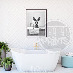 Deer in the bath