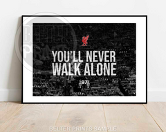 Liverpool FC YNWA JF97 - Wall Art Print