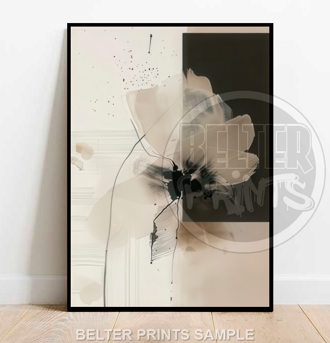 Modern Abstract Floral Prints (SET OF 2)