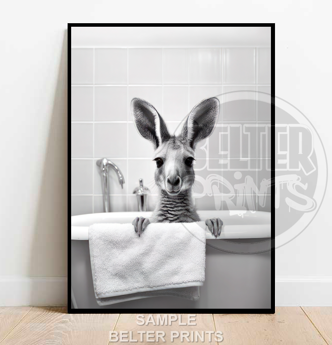 Deer in the bath