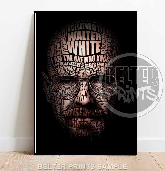 Breaking Bad - Heisenberg word art