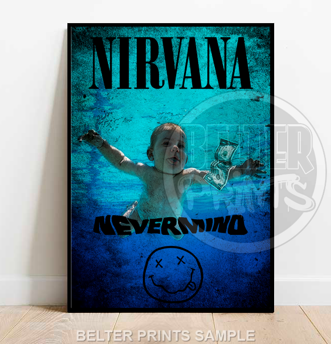 Nirvana - Nevermind - Wall Art Print