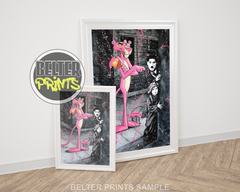 Charlie Chaplin paint splatter