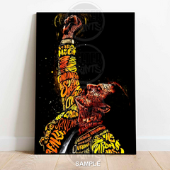 Freddie Mercury Text Art