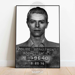 David Bowie Mugshot