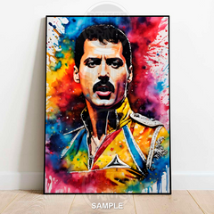 Freddie Mercury Watercolor