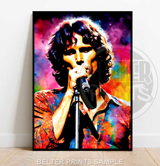 Jim Morrison Watercolour