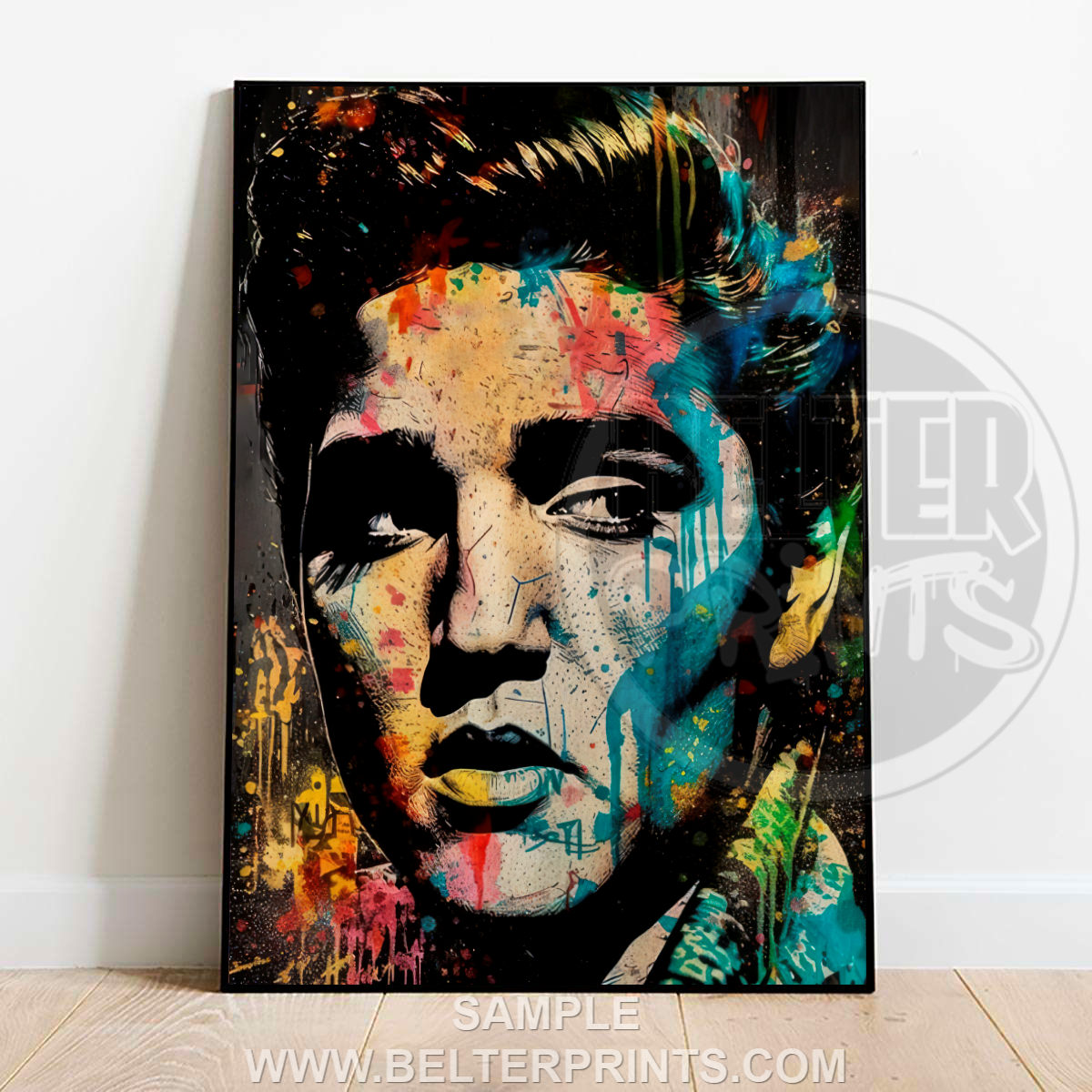 Elvis Portrait Popart